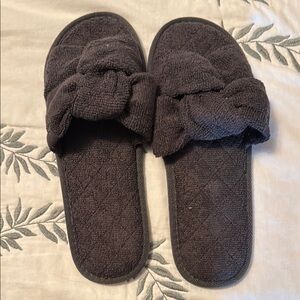 Barefoot Dreams Black Slippers